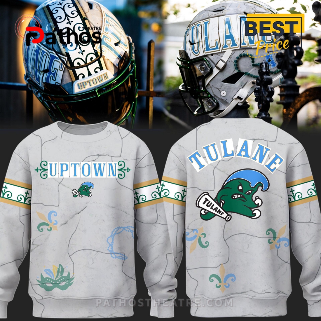 Tulane Football City Uptown Special Edition Hoodie 2025 Tulane Football City Uptown Special Edition Hoodie 2025