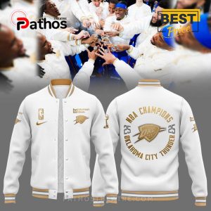 Oklahoma City Thunder 2025 Ring Ceremony Baseball Jacket Oklahoma City Thunder 2025 Ring Ceremony Baseball Jacket