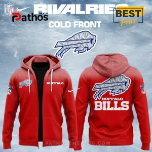 Buffalo Bills 2025-2026 Rivalries Cold Front Red Hoodie