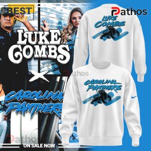 Carolina Panthers x Luke Combs 2025 White Hoodie 1 carolina panthers x luke combs 2025 white hoodie 2 57qn8