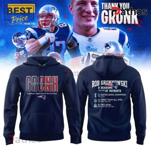New England Patriots Thank You Rob Gronkowski 2025 Hoodie, Pants