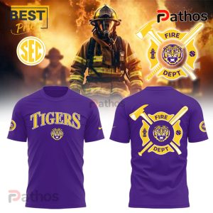 LSU Tigers x Firefighter Appreciation Purple Hoodie