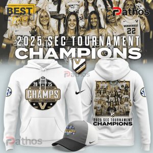 Vanderbilt Commodores 2025 Tournament Champions White Hoodie, Pants