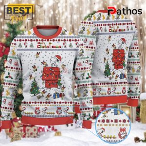 Snoopy And Woodstock Reindeer In Red Baron Ugly Sweater