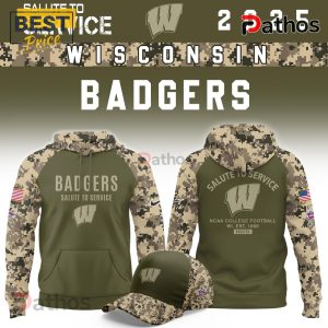 Wisconsin Badgers Salute To Service Limited Hoodie 2025