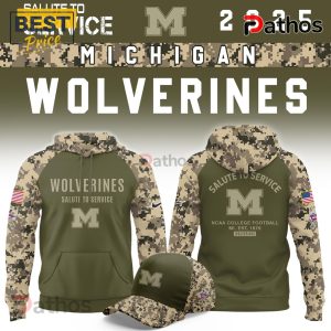 Michigan Wolverines Salute To Service Limited Hoodie 2025