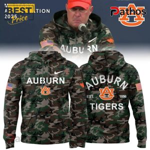 Camo Auburn Tigers Military Appreciation 2025 Limited Hoodie, Pants