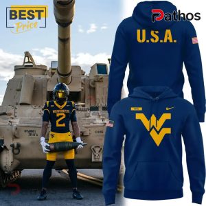 Navy WVU Football Military Appreciation Hoodie Special Edition 3 navy wvu football military appreciation hoodie special edition 4 MzYIw