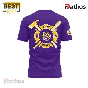 LSU Tigers x Firefighter Appreciation Purple Hoodie 2 lsu tigers x firefighter appreciation purple hoodie 3 TOII4