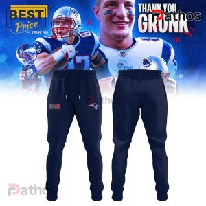 new england patriots thank you rob gronkowski limited hoodie pants 2 dHWwG