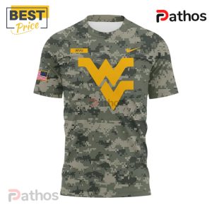 Camo WVU Football Military Appreciation Hoodie Special Edition