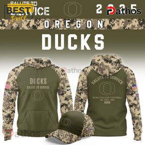 Oregon Ducks Salute To Service Limited Hoodie 2025