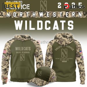 Northwestern Wildcats Salute To Service Limited Hoodie 2025
