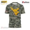 Camo WVU Football Military Appreciation Hoodie Special Edition