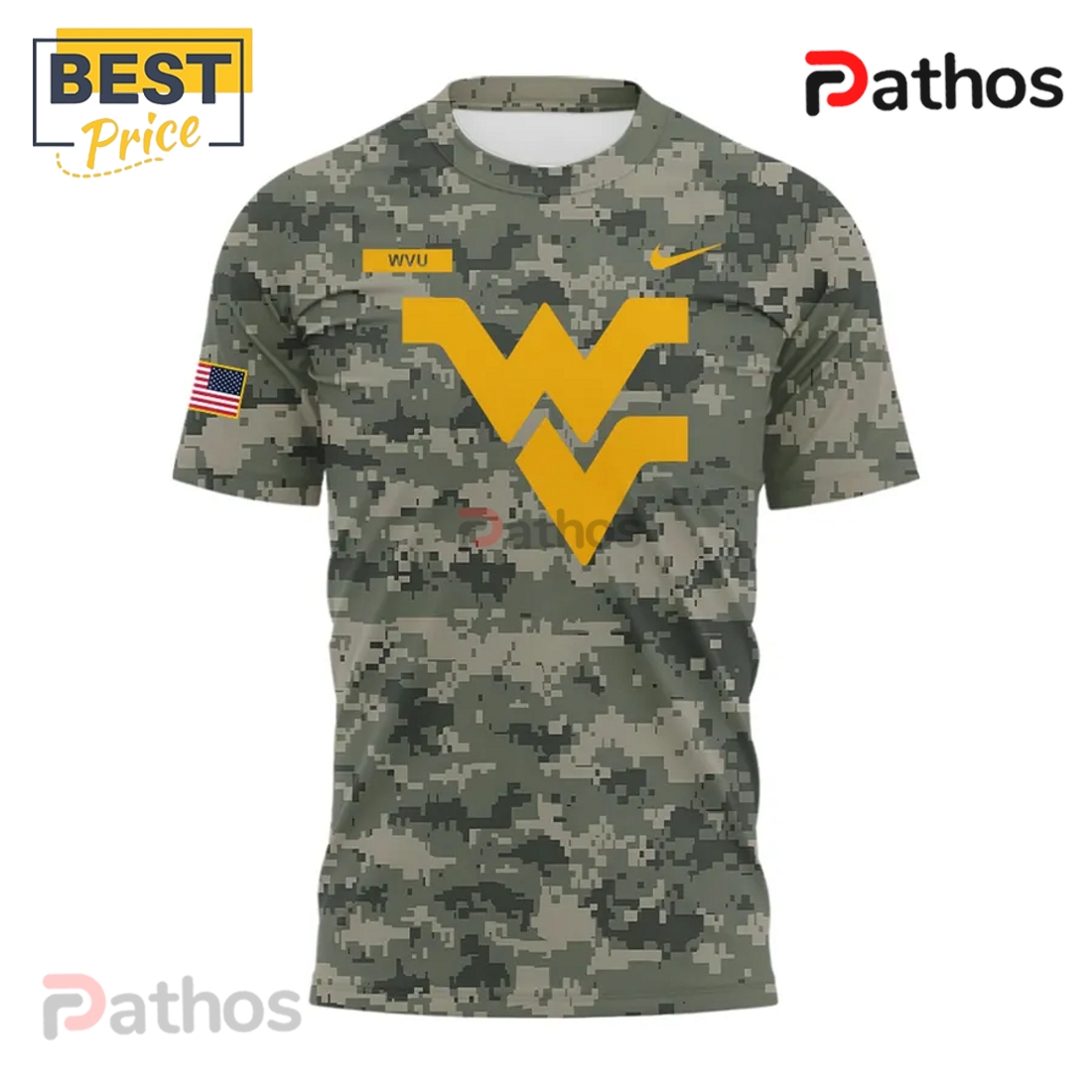 Camo WVU Football Military Appreciation Hoodie Special Edition Camo WVU Football Military Appreciation Hoodie Special Edition