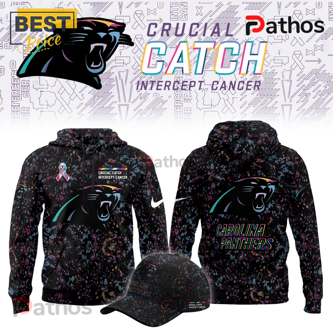 Carolina Panthers Crucial Catch Limited Hoodie, Cap Carolina Panthers Crucial Catch Limited Hoodie, Cap