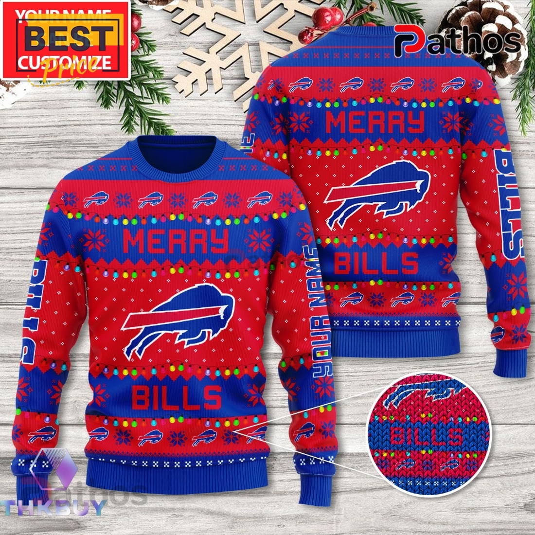 Christmas Buffalo Bills Custom Ugly Sweater Christmas Buffalo Bills Custom Ugly Sweater