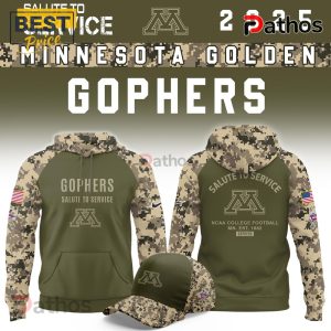 Minnesota Golden Gophers Salute To Service Limited Hoodie 2025