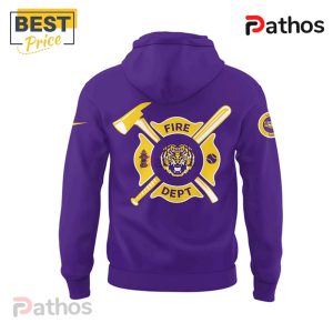 lsu tigers x firefighter appreciation purple hoodie long pants 3 5cMuZ