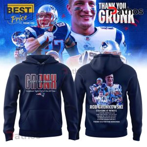 New England Patriots Thank You Rob Gronkowski Limited Hoodie 1 new england patriots thank you rob gronkowski limited hoodie 2 zEV8R