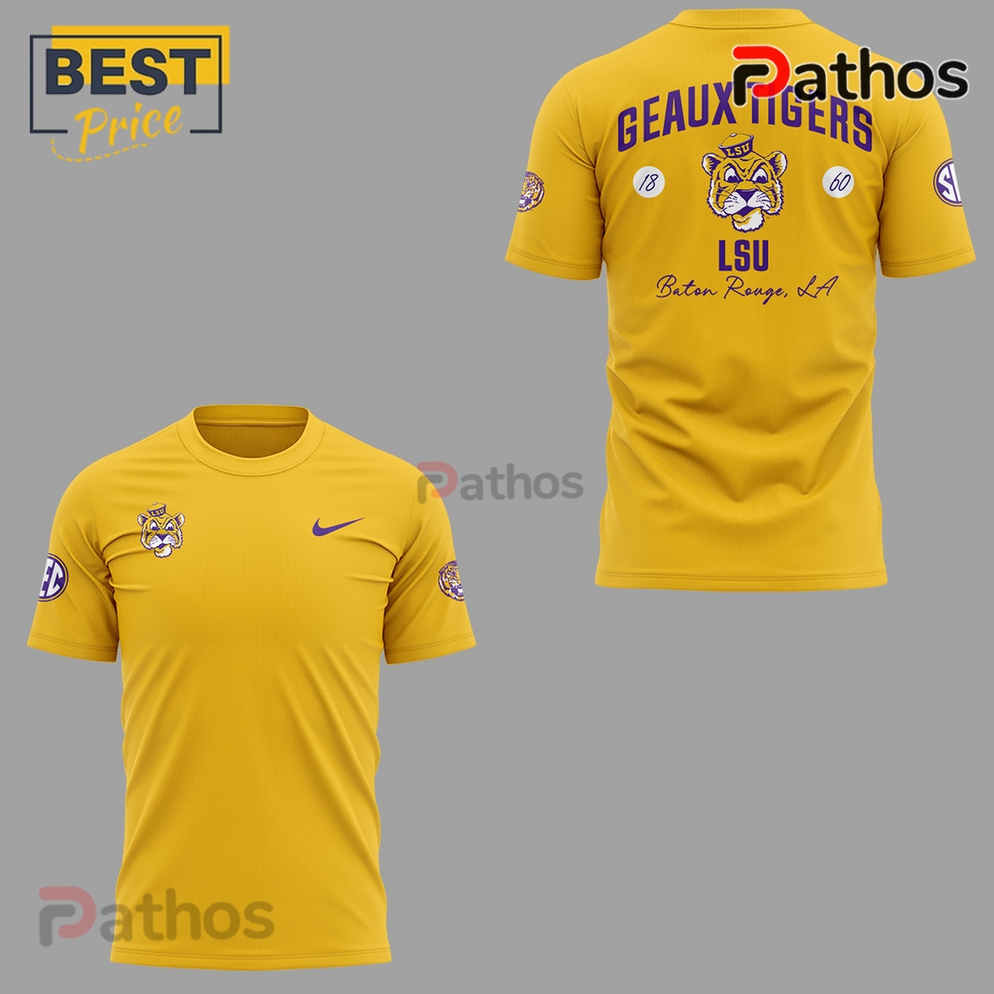 LSU Tigers Vintage 1970s Yellow Limited Edition Hoodie LSU Tigers Vintage 1970s Yellow Limited Edition Hoodie