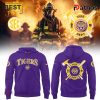 LSU Tigers x Firefighter Appreciation Purple Hoodie, Long Pants