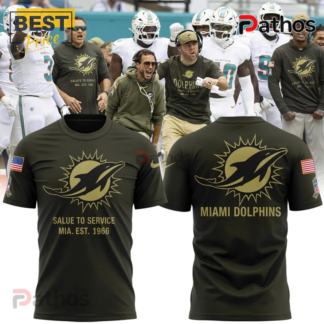 Miami Dolphins Military Night Special Hoodie 2025 Miami Dolphins Military Night Special Hoodie 2025