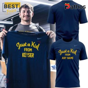 West Virginia Football Just a kid from Custom Hoodie 2025