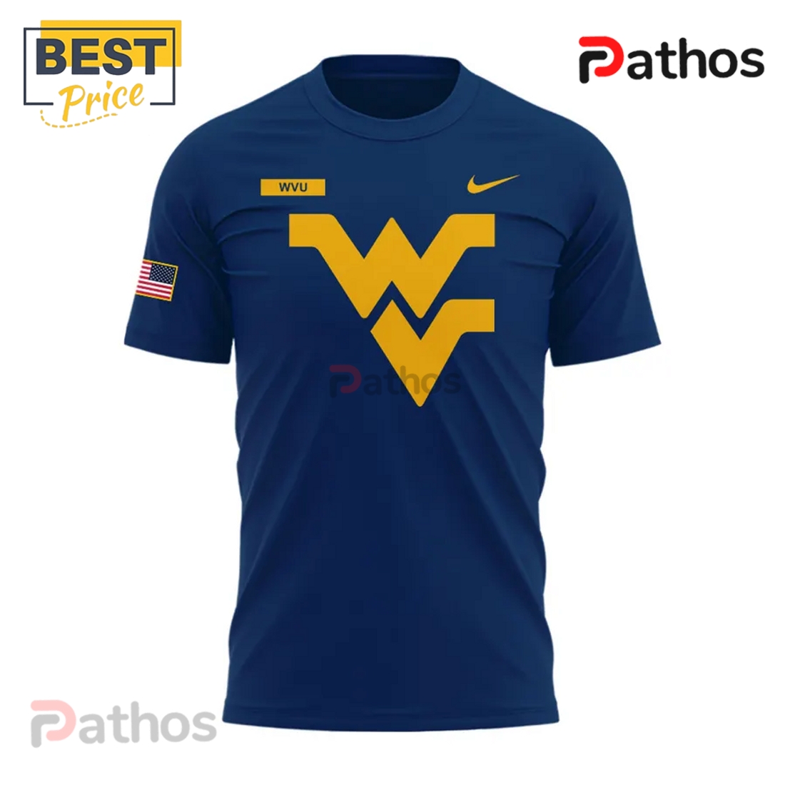 Navy WVU Football Military Appreciation Hoodie Special Edition Navy WVU Football Military Appreciation Hoodie Special Edition