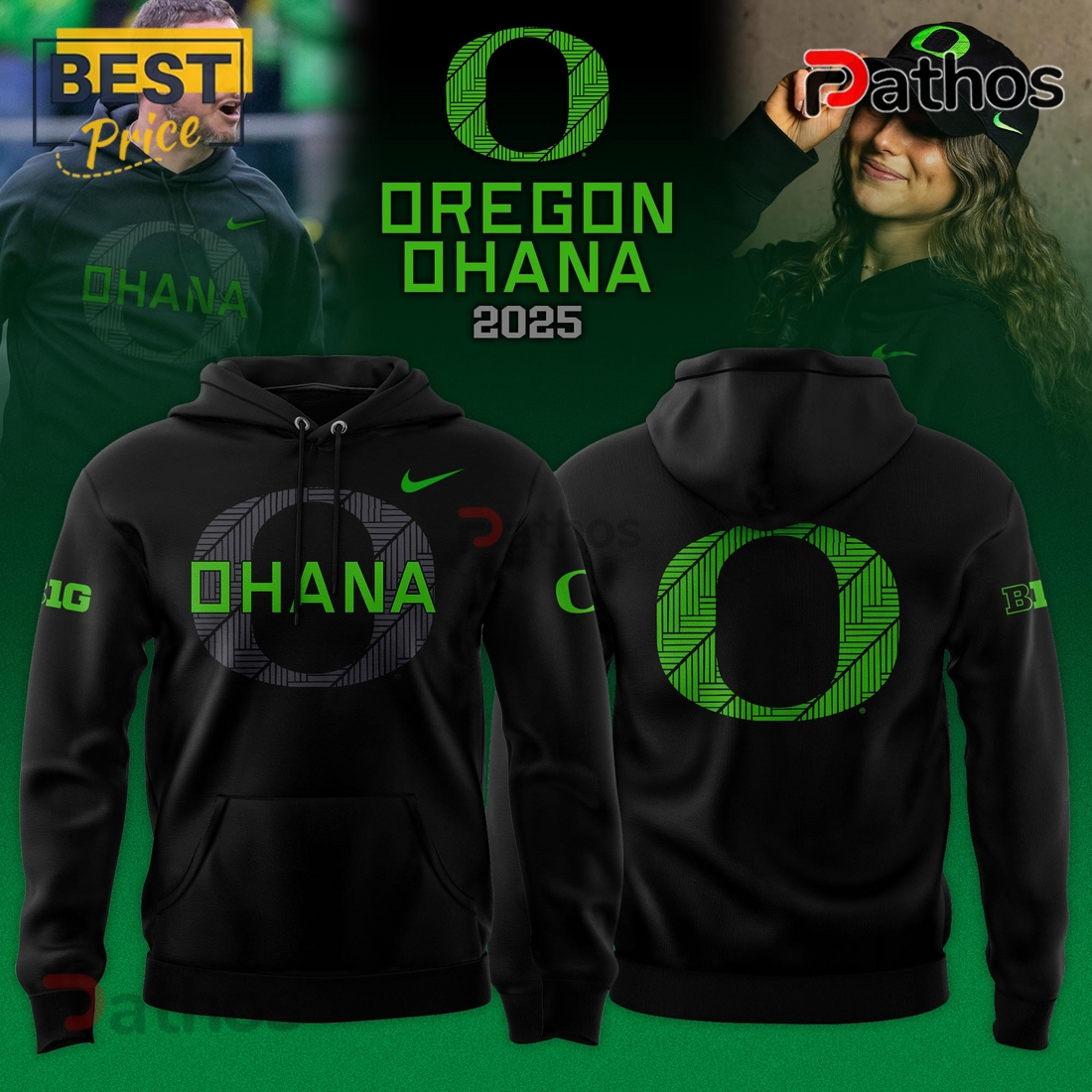 Oregon Ducks Ohana 2025 New Edition Hoodie Oregon Ducks Ohana 2025 New Edition Hoodie