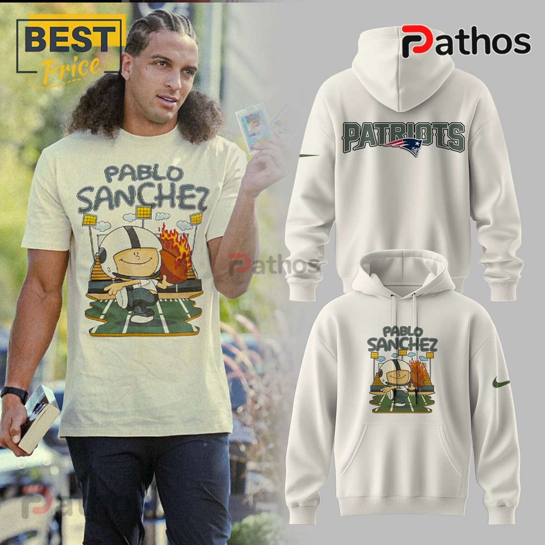 Pablo Sanchez Retro Hoodie Pablo Sanchez Retro Hoodie