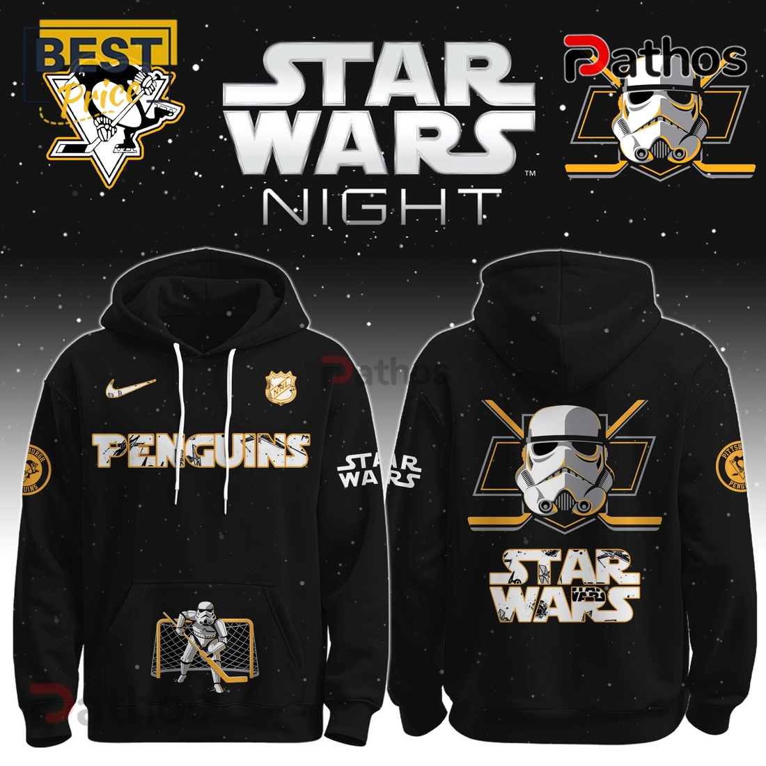 Pittsburgh Penguins x Stormtrooper Limited Edition Hoodie 2025 Pittsburgh Penguins x Stormtrooper Limited Edition Hoodie 2025