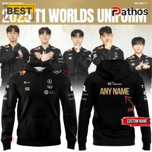 limited edition 2025 t1 worlds uniform hoodie 1 MEX7R