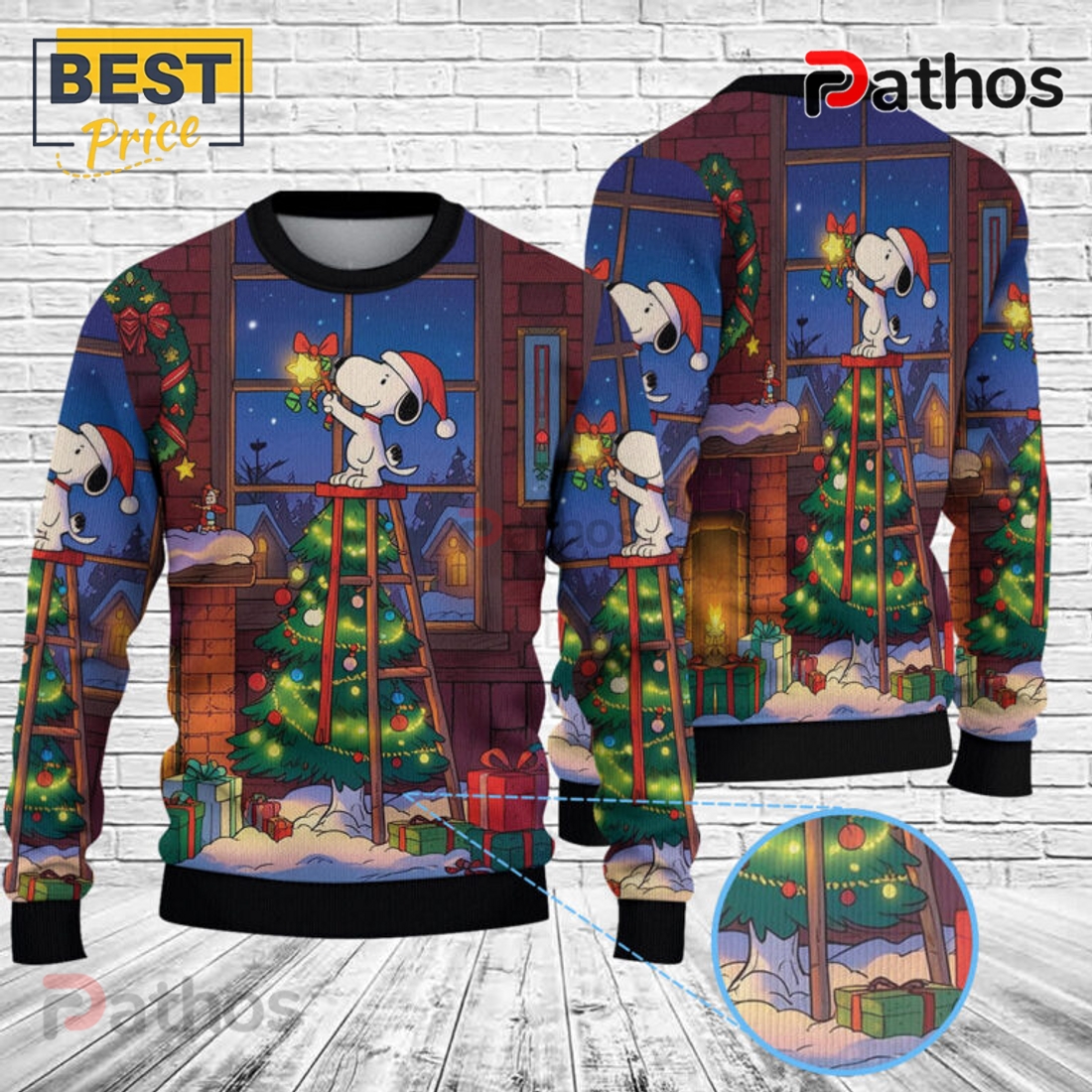 Snoopy Christmas 2025 Knitted Sweater Snoopy Christmas 2025 Knitted Sweater