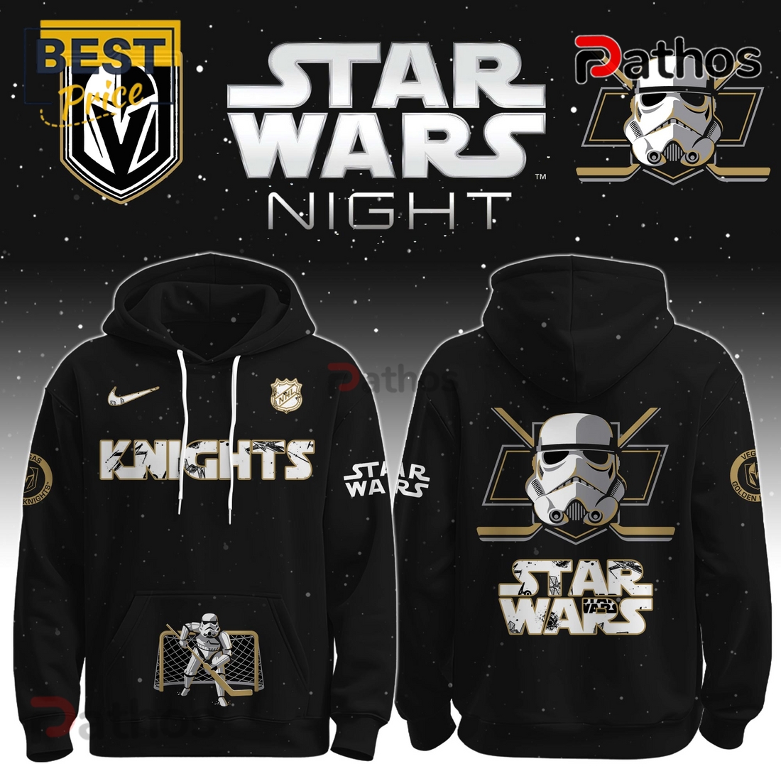 Vegas Golden Knights x Stormtrooper Limited Edition Hoodie 2025 Vegas Golden Knights x Stormtrooper Limited Edition Hoodie 2025