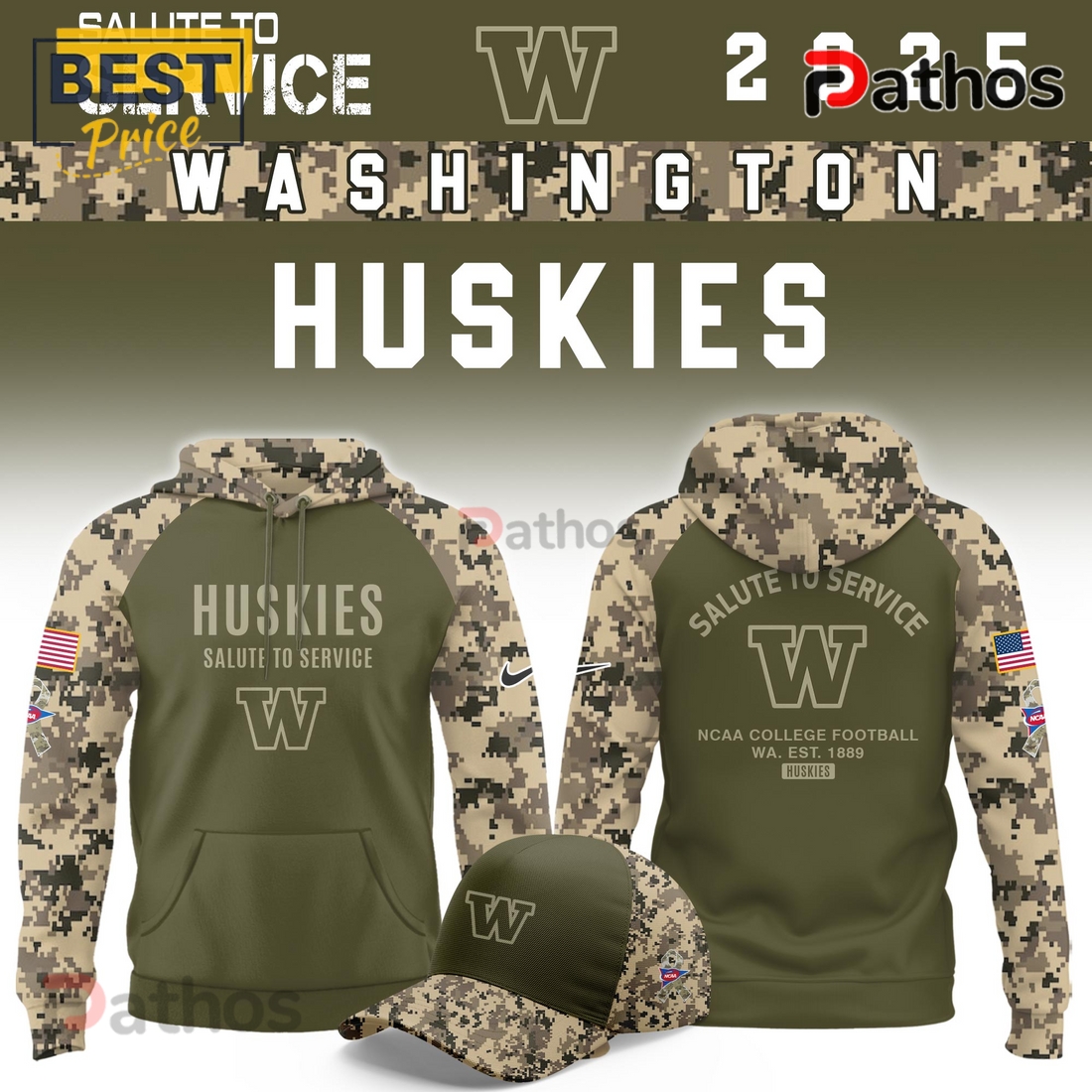 Washington Huskies Salute To Service Limited Hoodie 2025 Washington Huskies Salute To Service Limited Hoodie 2025
