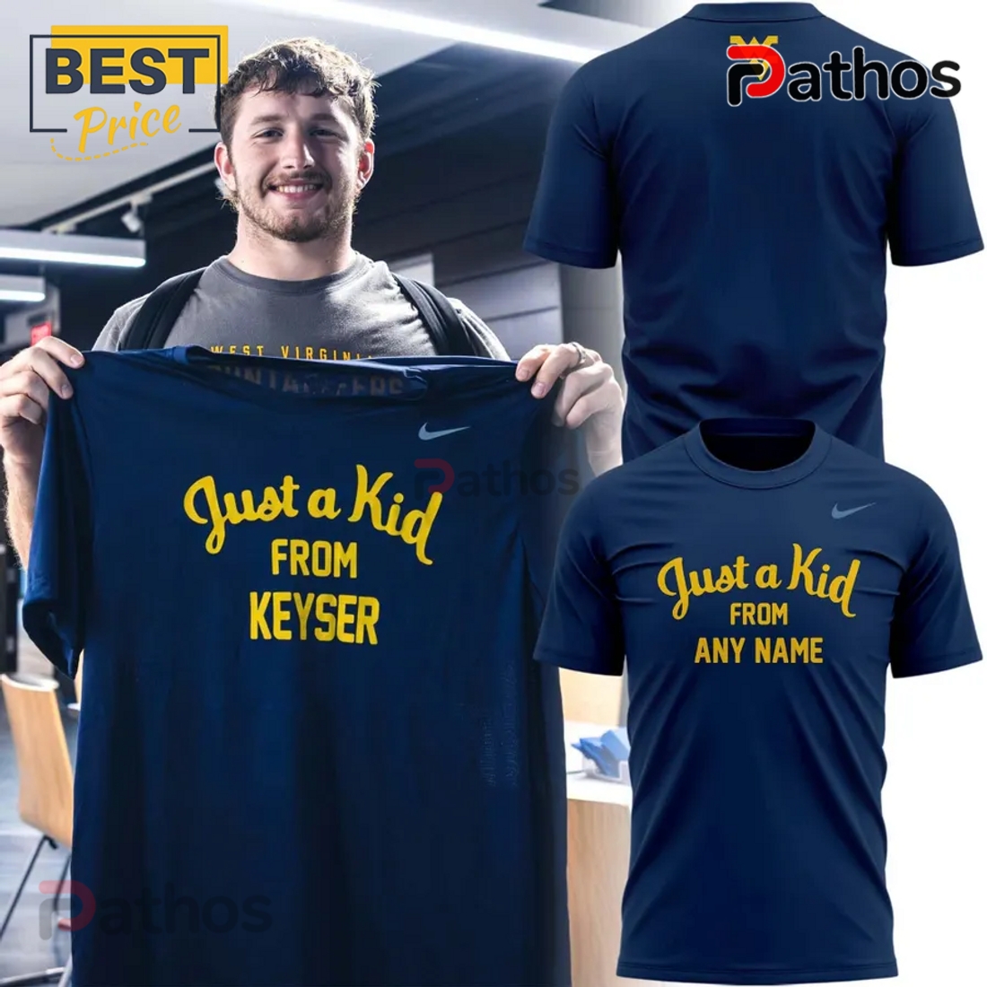 West Virginia Football Just a kid from Custom Hoodie 2025 West Virginia Football Just a kid from Custom Hoodie 2025