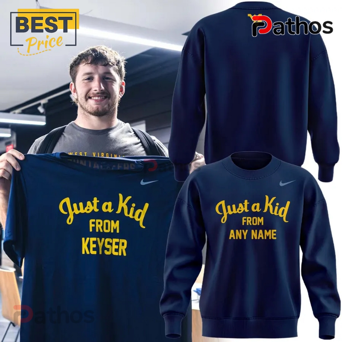 West Virginia Football Just a kid from Custom Hoodie 2025 West Virginia Football Just a kid from Custom Hoodie 2025