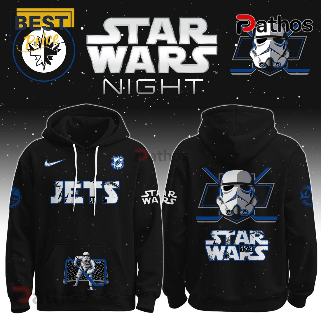 Winnipeg Jets x Stormtrooper Limited Edition Hoodie 2025 Winnipeg Jets x Stormtrooper Limited Edition Hoodie 2025