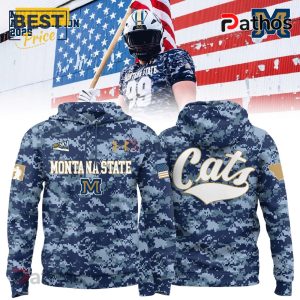 Montana State Bobcats Military Appreciation Limited Hoodie, Jogger