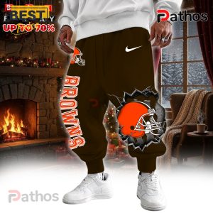 cleveland browns nfl breakthrough hoodie joggers set 4 eFgP3