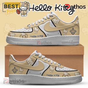 New Orleans Saints NFL x Hello Kitty Air Force 1 1 new orleans saints nfl x hello kitty air force 1 2 RwEJS