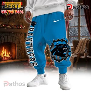 carolina panthers nfl breakthrough hoodie joggers set 4 XLLWR