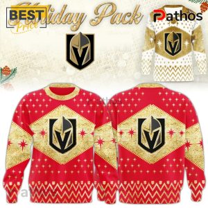 Vegas Golden Knights Red Knightmas Sweater Hoodie