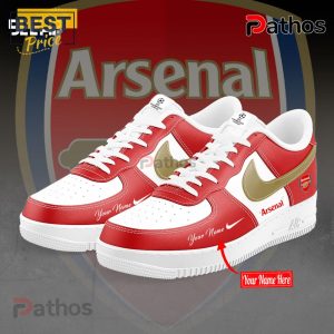 Premium Arsenal FC Air Force 1 Sneakers 1 premium arsenal fc air force 1 sneakers 2 pp9xP