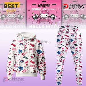 F1 Academy x Hello Kitty Racing Tee White Hoodie And Pants