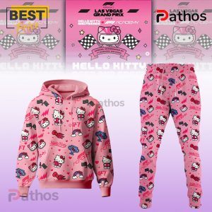 F1 Academy x Hello Kitty Racing Tee Pink Hoodie And Pants