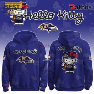 Baltimore Ravens NFL x Hello Kitty Hoodie