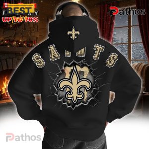 new orleans saints nfl breakthrough hoodie joggers set 2 24Obg