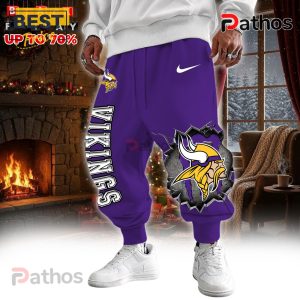 minnesota vikings nfl breakthrough hoodie joggers set 4 sSZuc
